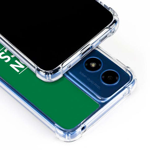 NBA Boston Celtics Standard - Green Moto G 5G (2024) Clear Case